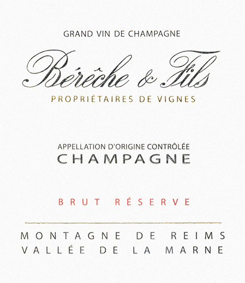 Champagne Brut Reserve 3 Liter Bérêche et Fils NY