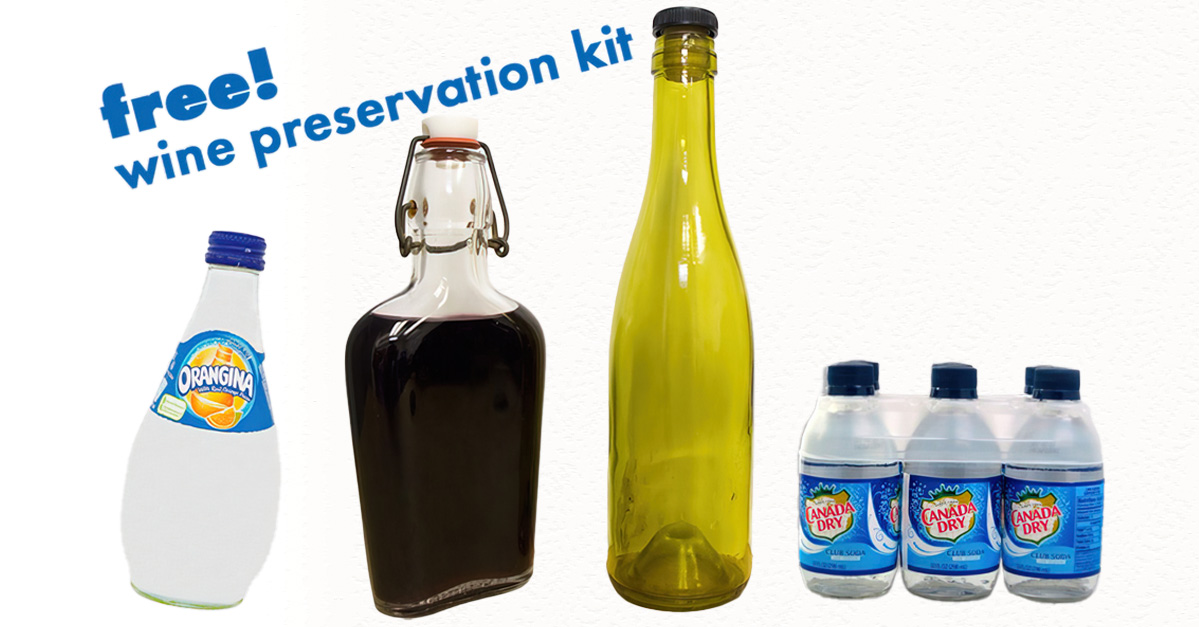 Free Wine Preservation Kit! Moore Brothers Wine Company