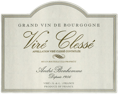 Viré-Clessé Domaine André Bonhomme 2023 NY - Moore Brothers Wine