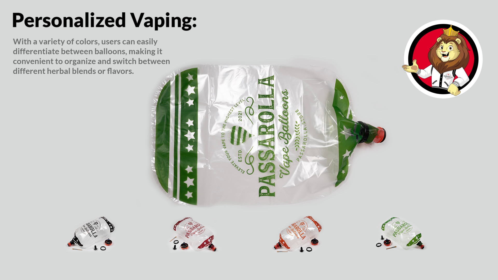 With a variety of colors, users can easily differentiate between balloons, making it convenient to organize and switch between different herbal blends or flavors.