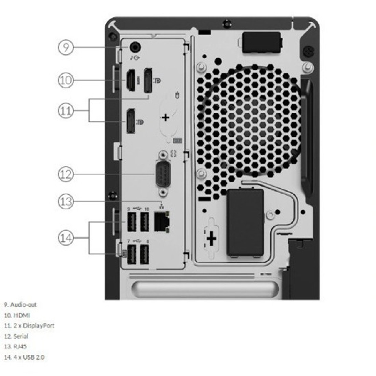 Lenovo ThinkCentre M70t 11DA002GUS Desktop Computer - Intel Core