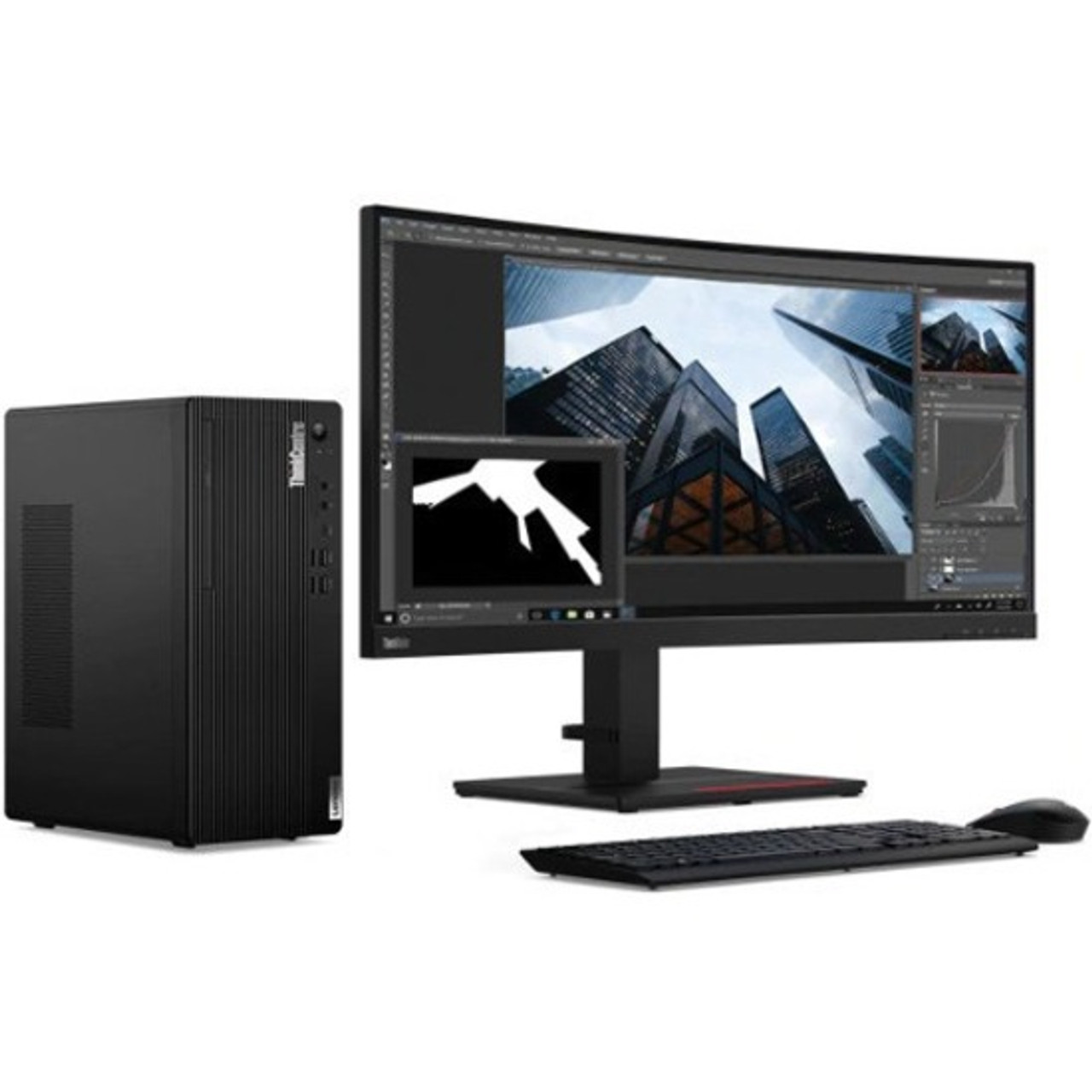 Lenovo ThinkCentre M70t 11DA002GUS Desktop Computer - Intel Core i5 10th  Gen i5-10400 Hexa-core (6 Core) 2.90 GHz - 8 GB RAM DDR4 SDRAM - 256 GB SSD  -