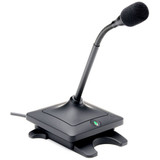 Yamaha-Elite Wired Microphone – 5 Wire – 6 inch Gooseneck Microphone - Black