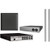 Yamaha-ADECIA Ceiling Bundle:   RM-CG-B Ceiling Microphone - Black, RM-CR Audio Processor, SWR-2311P-10G Network Switch, and QTY 2 of VXL1B-16P Speakers - Black