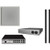 Yamaha-ADECIA Ceiling Bundle:   RM-CG-W Ceiling Microphone - White, RM-CR Audio Processor, SWR-2311P-10G Network Switch, and QTY 2 of VXL1W-16P Speakers