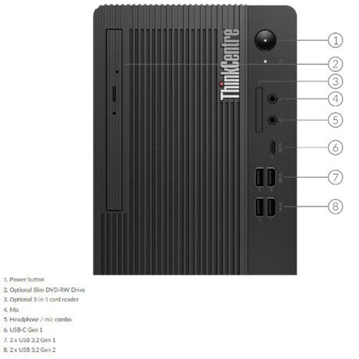 Lenovo ThinkCentre M70t 11DA002GUS Desktop Computer - Intel