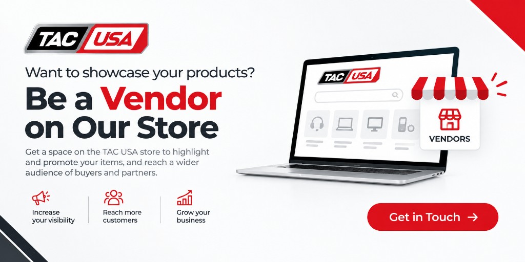 Be a vendor on the TAC USA store
