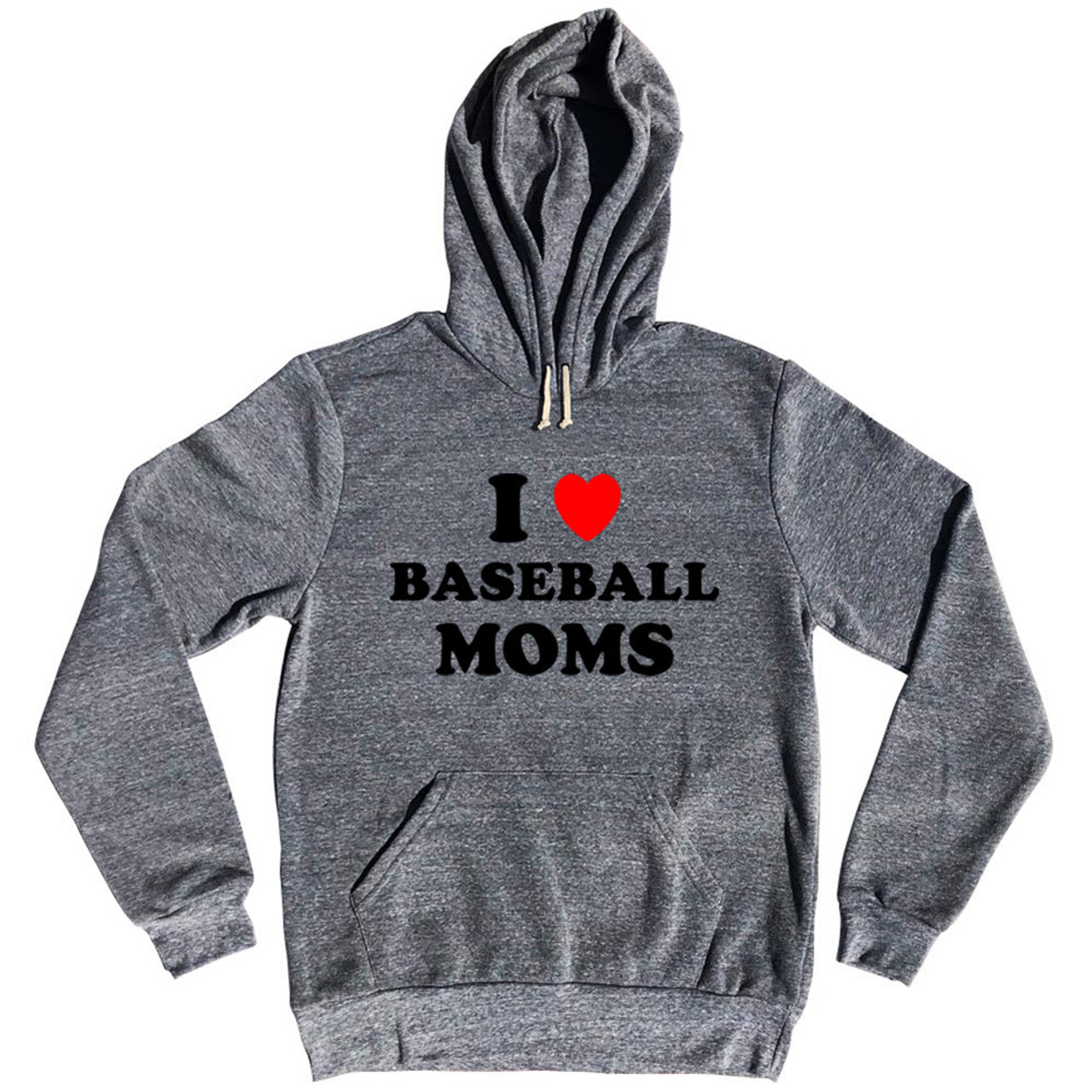 LOVE BASEBALL MOM PULLOVER HOODIE