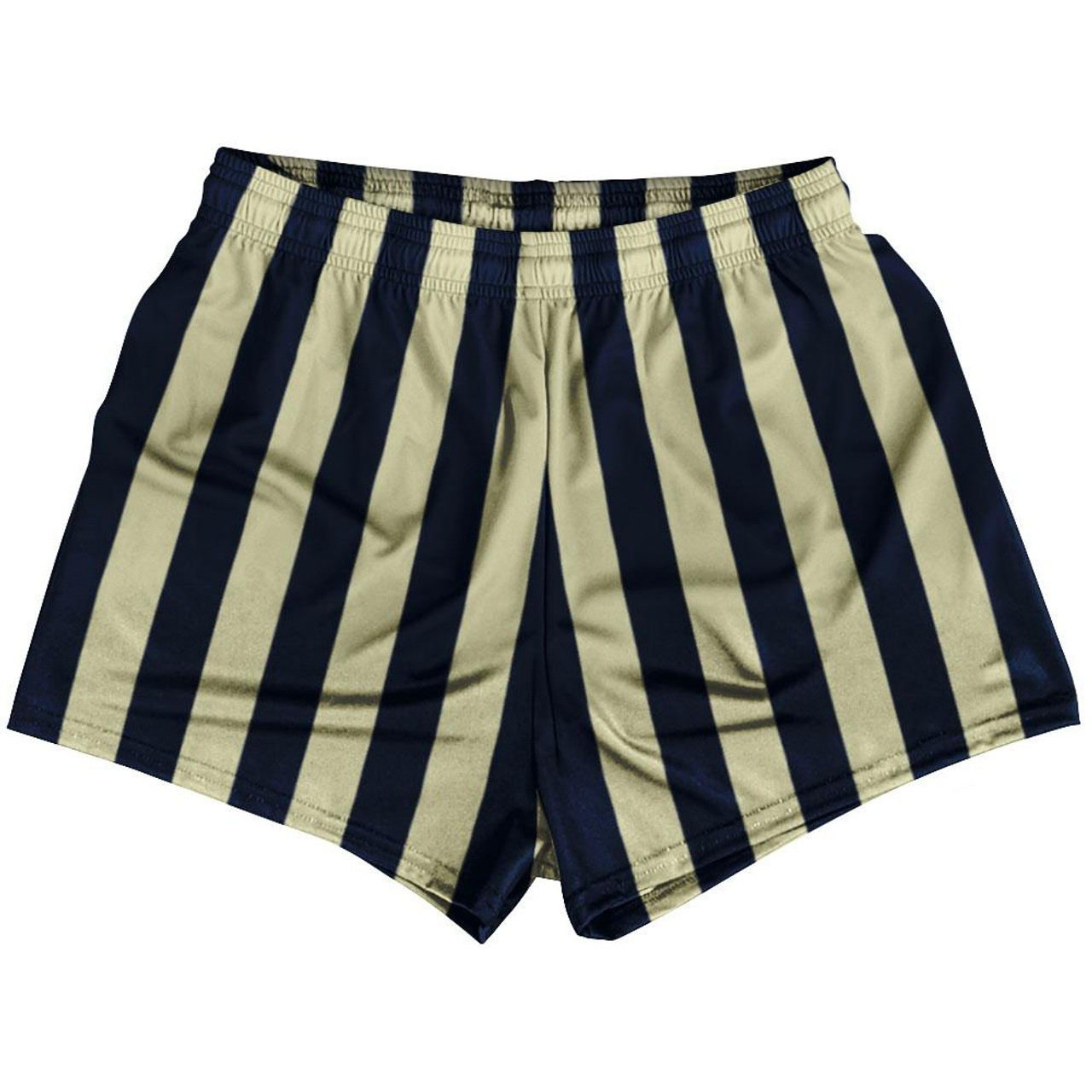 Swim Shorts Vertical Stripes: Navy/White