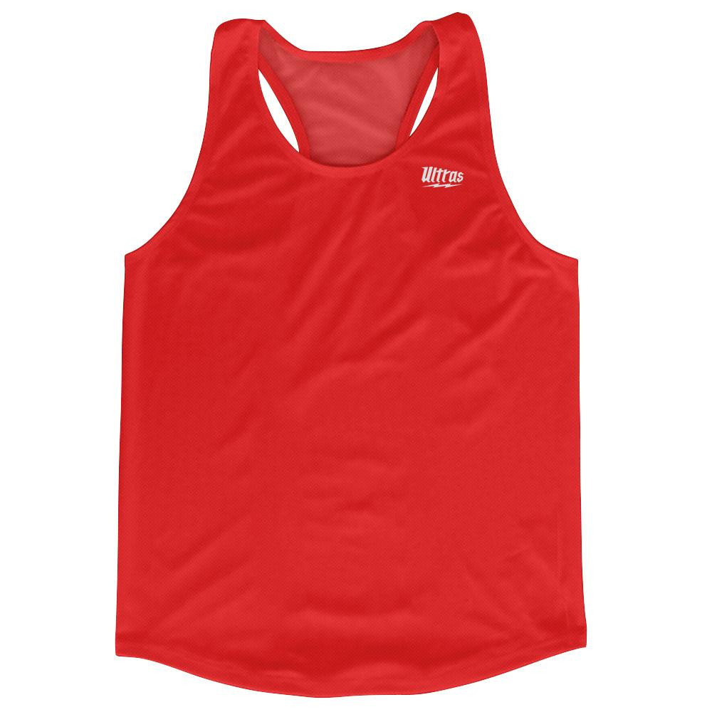 Red Running Tank Top Racerback Track and Cross Country Singlet