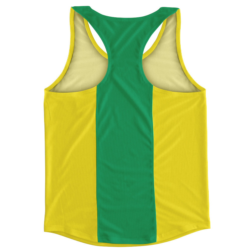 Yellow Stop Pre Running Track & Field Running Cross Country Tank ...