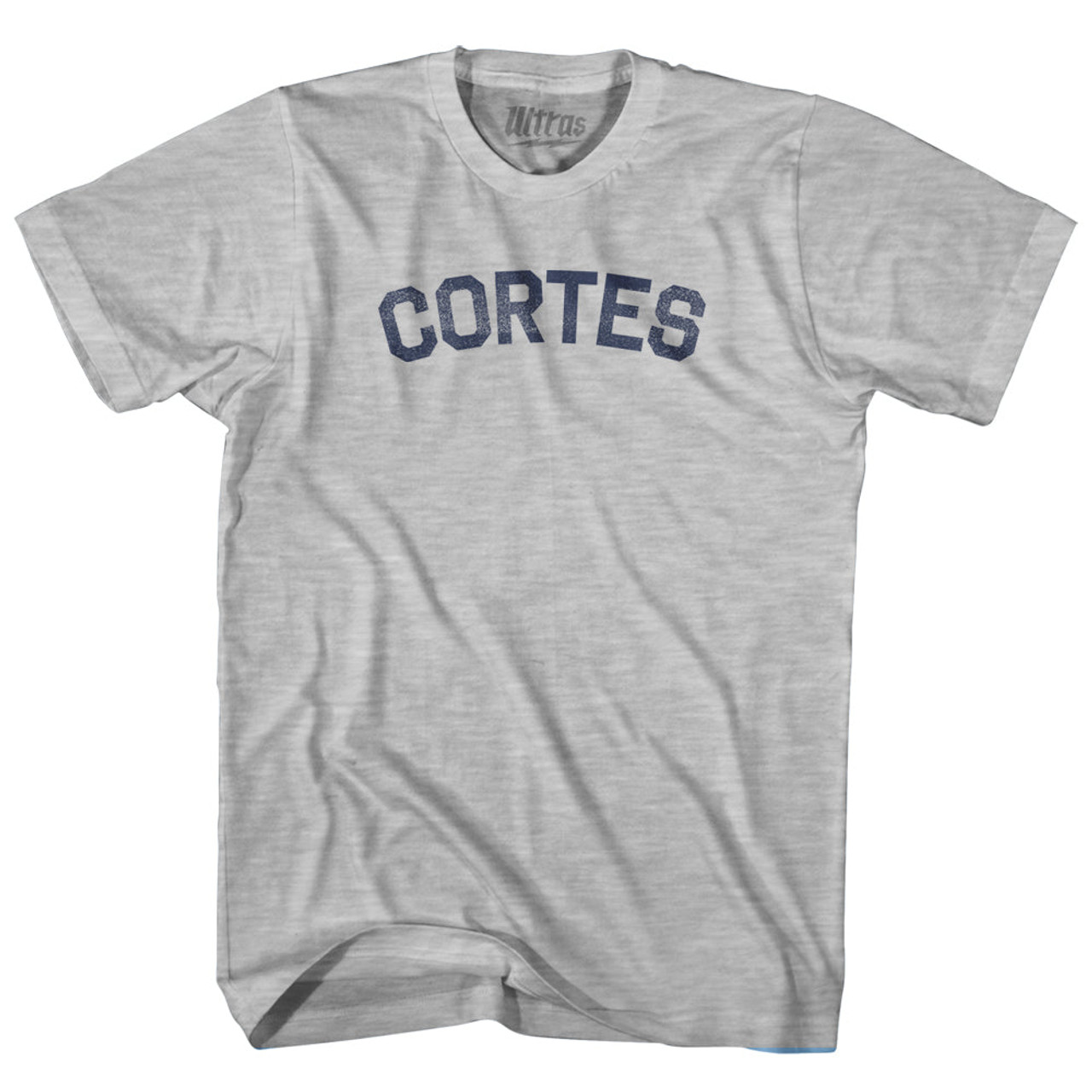 CORTES Adult Cotton T-shirt - Grey Heather