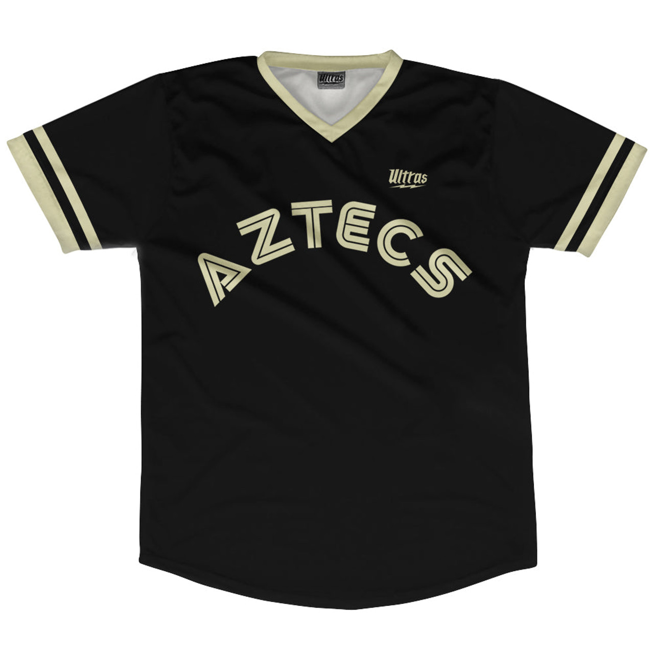 La Aztecs Arched Soccer Jersey Made in USA - Black