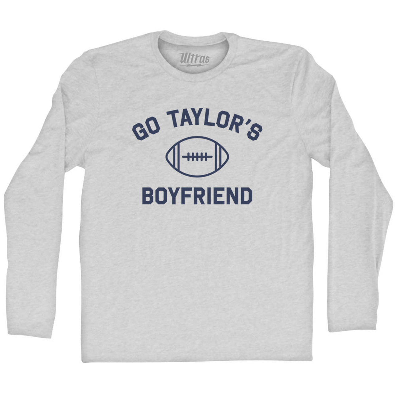 Long Sleeve Boyfriend T-Shirt Heather Grey