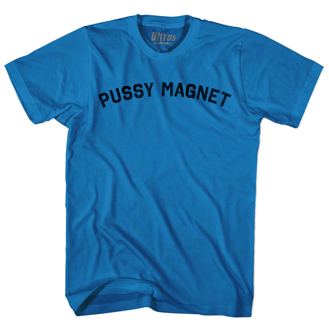 Pussy Magnet Cotton T-shirt Royal