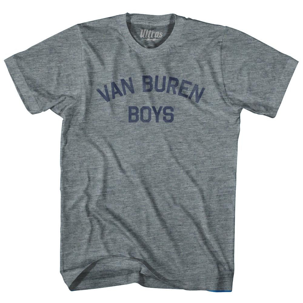 Van Buren Boys Youth Tri-Blend T-Shirt - Athletic Grey