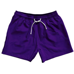 Purple Violet Laker Blank 5" Swim Shorts Made in USA by Ultras Purple Violet Laker Blank 5" Swim Shorts Made in USA by Ultras