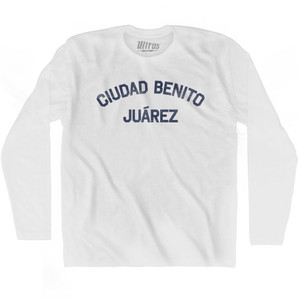 Ciudad Benito Juarez Adult Cotton Long Sleeve T-Shirt by Ultras