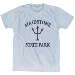 Vermont Maidstone State Park Trident Adult Tri-Blend T-Shirt by Ultras Vermont Maidstone State Park Trident Adult Tri-Blend T-Shirt by Ultras