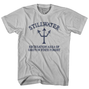 Vermont Stillwater Recreation Area Of Groton State Forest Trident Adult Cotton T-Shirt by Ultras Vermont Stillwater Recreation Area Of Groton State Forest Trident Adult Cotton T-Shirt by Ultras