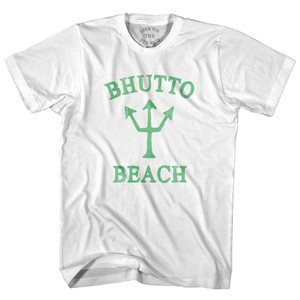 Virginia Bhutto Beach Trident Adult Cotton T-Shirt by Ultras Virginia Bhutto Beach Trident Adult Cotton T-Shirt by Ultras