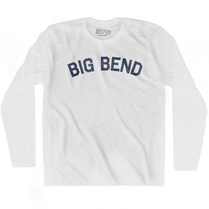 Big Bend Adult Cotton Long Sleeve T-Shirt by Ultras