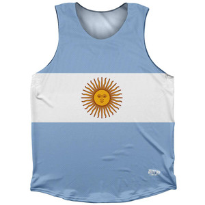 Argentina Country Flag Athletic Tank Top by Ultras Argentina Country Flag Athletic Tank Top by Ultras
