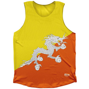Bhutan Country Flag Athletic Tank Top by Ultras Bhutan Country Flag Athletic Tank Top by Ultras