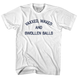 Vaxxed Waxed And Swollen Balls Womens Cotton Junior Cut T-Shirt by Ultras Vaxxed Waxed And Swollen Balls Womens Cotton Junior Cut T-Shirt by Ultras