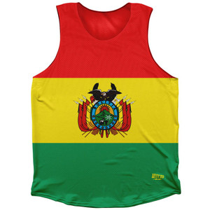 Bolivia Country Flag Athletic Tank Top by Ultras Bolivia Country Flag Athletic Tank Top by Ultras