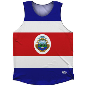 Costa Rica Country Flag Athletic Tank Top by Ultras Costa Rica Country Flag Athletic Tank Top by Ultras