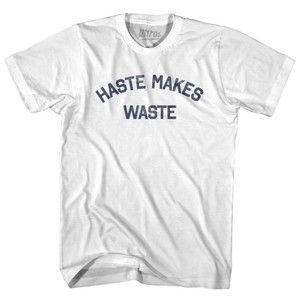 Haste Makes Waste Youth Cotton T-Shirt by Ultras