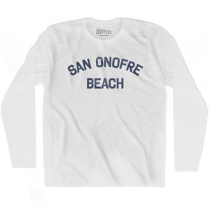 San Onofre Beach Adult Cotton Long Sleeve T-Shirt by Ultras