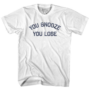 You Snooze You Lose Youth Cotton T-Shirt by Ultras