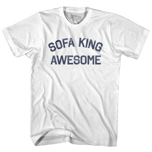 Sofa King Awesome Adult Cotton T-Shirt by Ultras