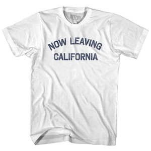 Now Leaving California Womens Cotton Junior Cut T-Shirt by Ultras