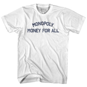 Monopoly Money For All Womens Cotton Junior Cut T-Shirt by Ultras Monopoly Money For All Womens Cotton Junior Cut T-Shirt by Ultras