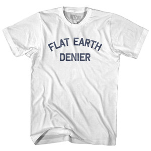 Flat Earth Denier Youth Cotton T-Shirt by Ultras Flat Earth Denier Youth Cotton T-Shirt by Ultras