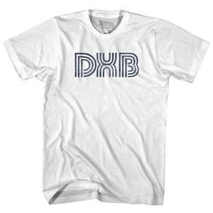 Dubai DXB Airport Womens Cotton Junior Cut T-Shirt - White