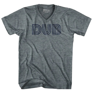 Dublin DUB Airport Tri-Blend V-neck Womens Junior Cut T-shirt - Athletic Grey Dublin DUB Airport Tri-Blend V-neck Womens Junior Cut T-shirt - Athletic Grey