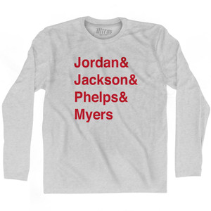 Jordan Jackson Phelps Myers Adult Cotton Long Sleeve T-Shirt by Ultras