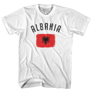 Albania Country Flag Heritage Womens Cotton Junior Cut T-Shirt by Ultras Albania Country Flag Heritage Womens Cotton Junior Cut T-Shirt by Ultras