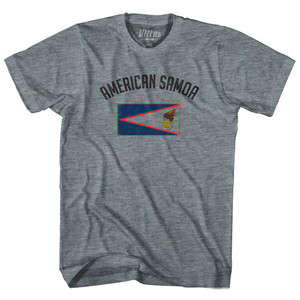 American Samoa Flag Heritage Womens Tri-Blend Junior Cut T-Shirt by Ultras American Samoa Flag Heritage Womens Tri-Blend Junior Cut T-Shirt by Ultras