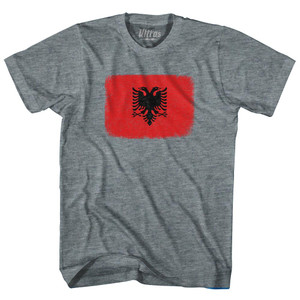 Albania Country Flag Youth Tri-Blend T-Shirt by Ultras Albania Country Flag Youth Tri-Blend T-Shirt by Ultras