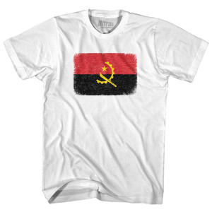 Angola Country Flag Womens Cotton Junior Cut T-Shirt by Ultras