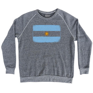 Argentina Country Flag Adult Tri-Blend Sweatshirt by Ultras Argentina Country Flag Adult Tri-Blend Sweatshirt by Ultras