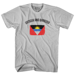 Antigua And Barbuda Country Flag Heritage Adult Cotton T-Shirt by Ultras Antigua And Barbuda Country Flag Heritage Adult Cotton T-Shirt by Ultras