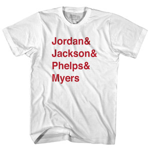 Jordan Jackson Phelps Myers Youth Cotton T-Shirt by Ultras Jordan Jackson Phelps Myers Youth Cotton T-Shirt by Ultras