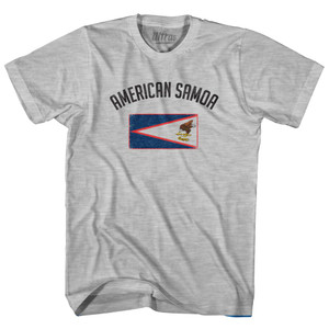 American Samoa Flag Heritage Womens Cotton Junior Cut T-Shirt by Ultras American Samoa Flag Heritage Womens Cotton Junior Cut T-Shirt by Ultras