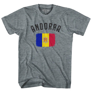 Andorra Country Flag Heritage Womens Tri-Blend Junior Cut T-Shirt by Ultras Andorra Country Flag Heritage Womens Tri-Blend Junior Cut T-Shirt by Ultras